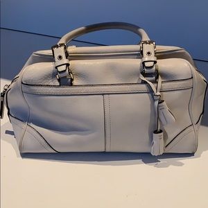 Coach White Satchel Bag
